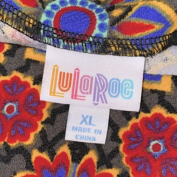 Lularoe floral skirt size xlarge - Picture 3 of 6